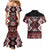 Personalised Aotearoa Waitangi Couples Matching Mermaid Dress and Hawaiian Shirt Taniko Motifs - Mania Gecko