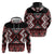 Personalised Aotearoa Waitangi Hoodie Taniko Motifs - Mania Gecko