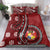 Tonga Ngatu Bedding Set Iconic Red Manulua Motifs