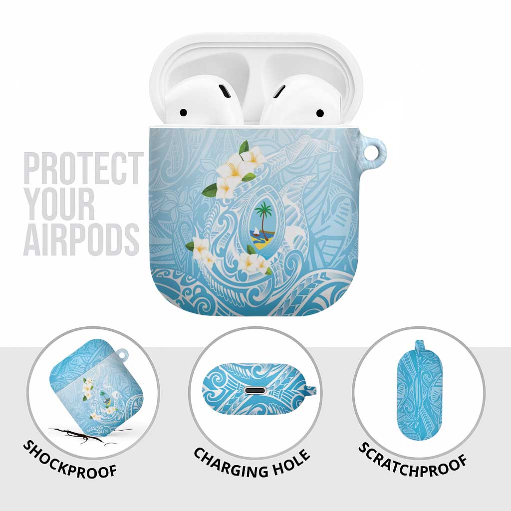 Guam Fishhook Mix Guasali Flowers AirPods Case Dreaming Turquoise