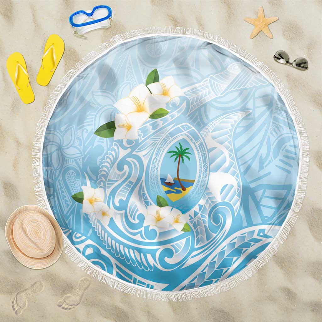 Guam Fishhook Mix Guasali Flowers Beach Blanket Dreaming Turquoise