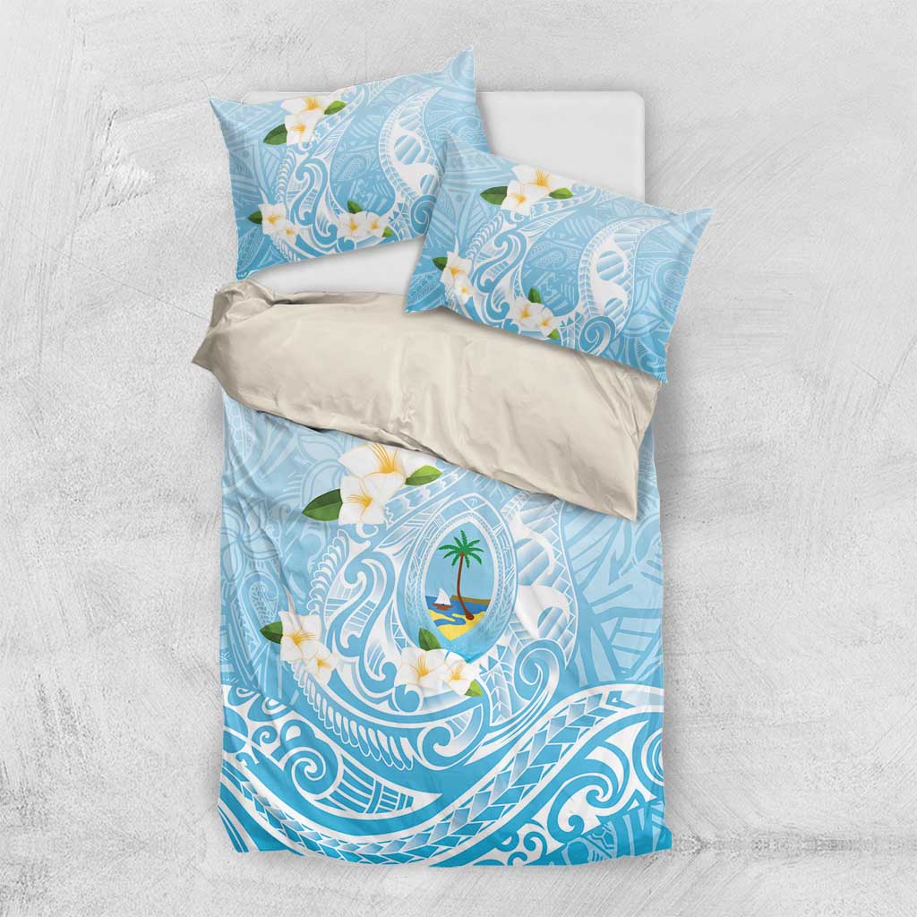 Guam Fishhook Mix Guasali Flowers Bedding Set Dreaming Turquoise