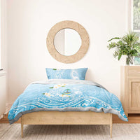 Guam Fishhook Mix Guasali Flowers Bedding Set Dreaming Turquoise