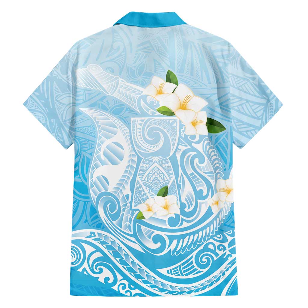 Guam Fishhook Mix Guasali Flowers Family Matching Mermaid Dress and Hawaiian Shirt Dreaming Turquoise LT7 - Polynesian Pride