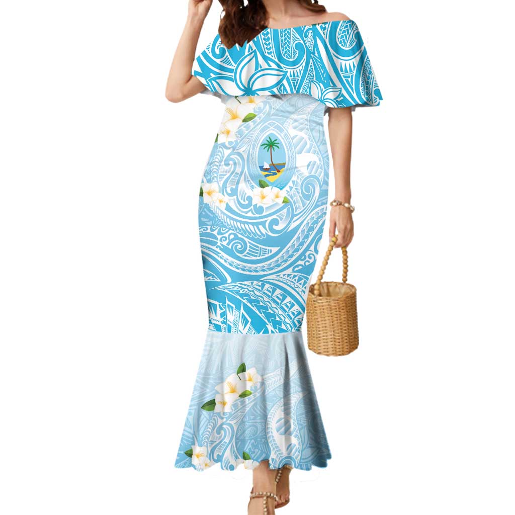 Guam Fishhook Mix Guasali Flowers Mermaid Dress Dreaming Turquoise