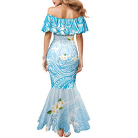Guam Fishhook Mix Guasali Flowers Mermaid Dress Dreaming Turquoise