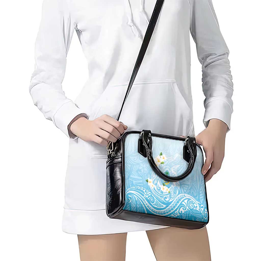 Guam Fishhook Mix Guasali Flowers Shoulder Handbag Dreaming Turquoise