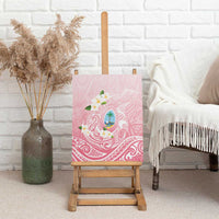 Guam Fishhook Mix Guasali Flowers Canvas Wall Art Dreaming Coral