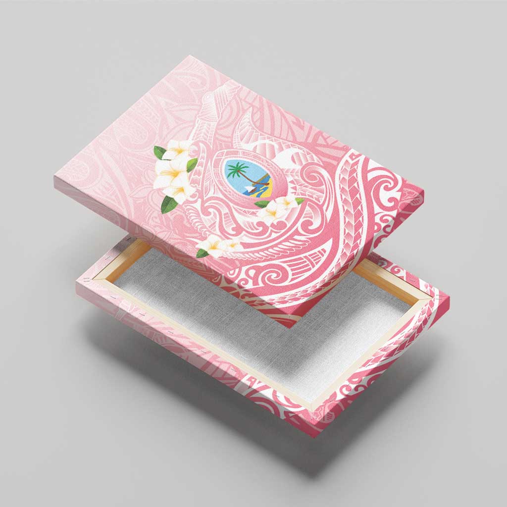 Guam Fishhook Mix Guasali Flowers Canvas Wall Art Dreaming Coral