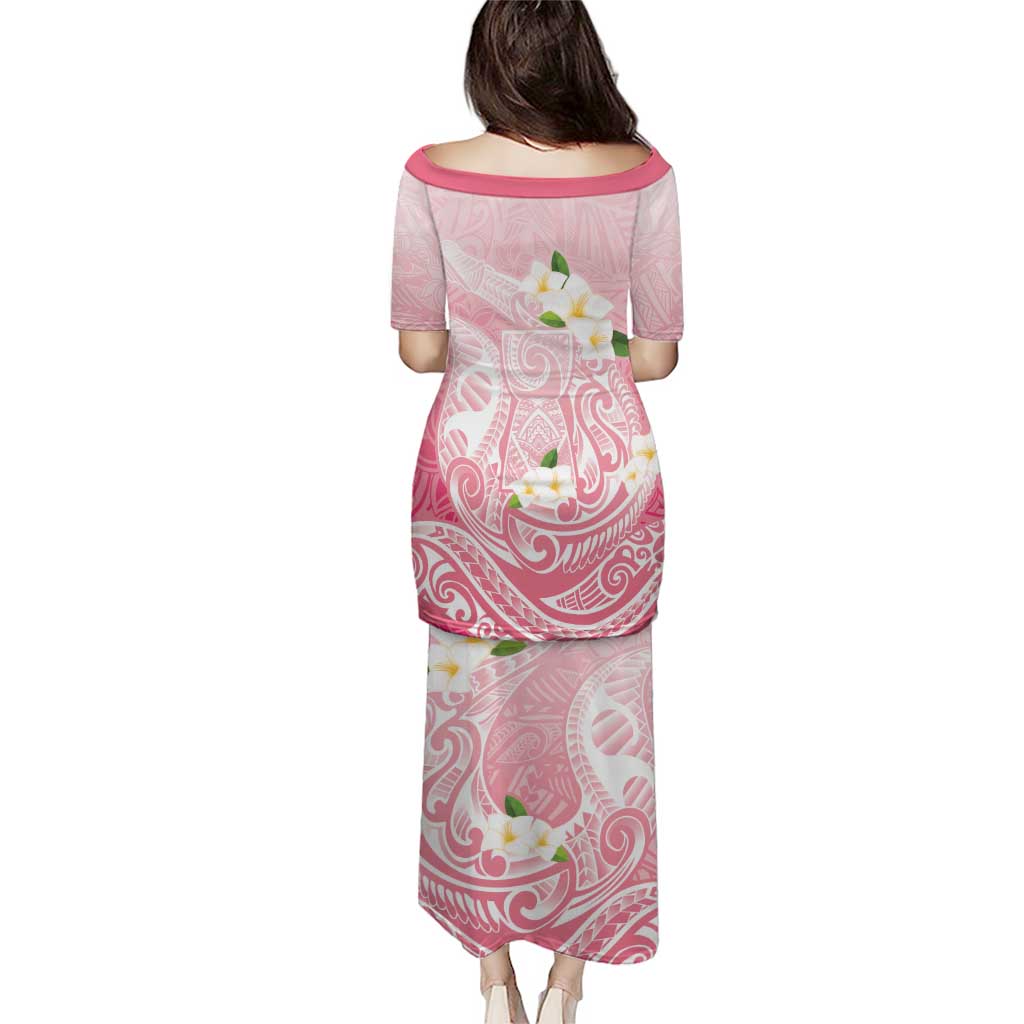 Guam Fishhook Mix Guasali Flowers Family Matching Puletasi and Hawaiian Shirt Dreaming Coral LT7 - Polynesian Pride