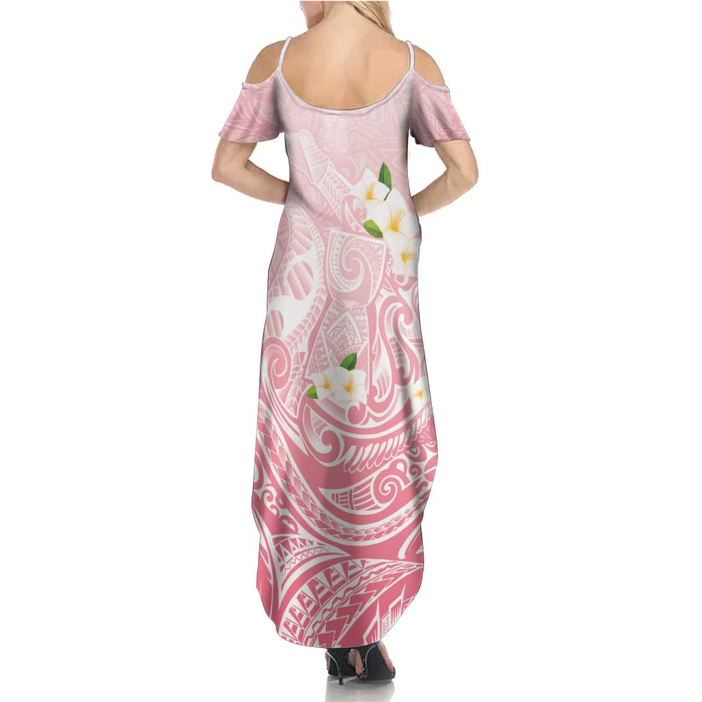 Guam Fishhook Mix Guasali Flowers Family Matching Summer Maxi Dress and Hawaiian Shirt Dreaming Coral LT7 - Polynesian Pride