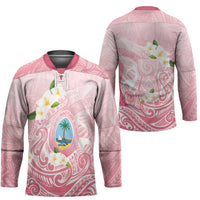 Guam Fishhook Mix Guasali Flowers Hockey Jersey Dreaming Coral