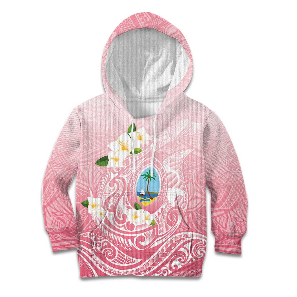 Guam Fishhook Mix Guasali Flowers Kid Hoodie Dreaming Coral
