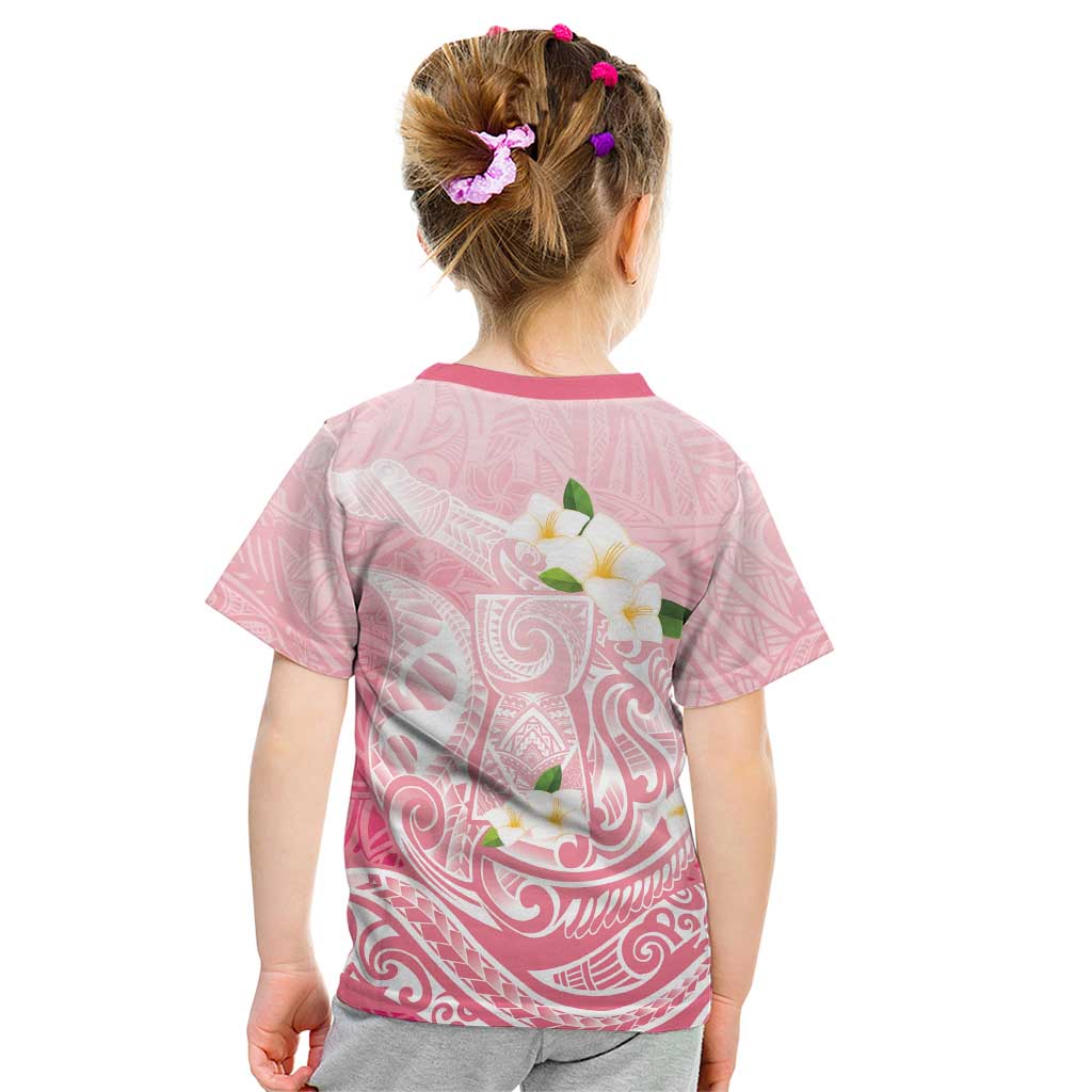 Guam Fishhook Mix Guasali Flowers Kid T Shirt Dreaming Coral