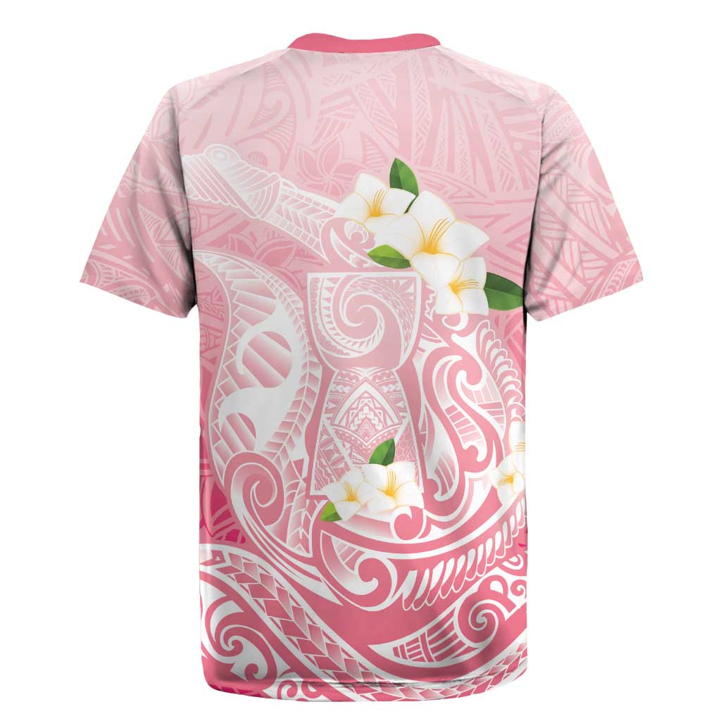 Guam Fishhook Mix Guasali Flowers Rugby Jersey Dreaming Coral