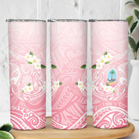 Guam Fishhook Mix Guasali Flowers Skinny Tumbler Dreaming Coral