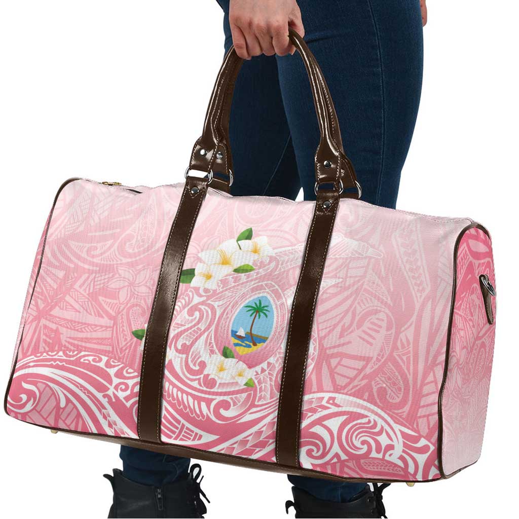Guam Fishhook Mix Guasali Flowers Travel Bag Dreaming Coral