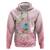 Guam Fishhook Mix Guasali Flowers Zip Hoodie Dreaming Coral
