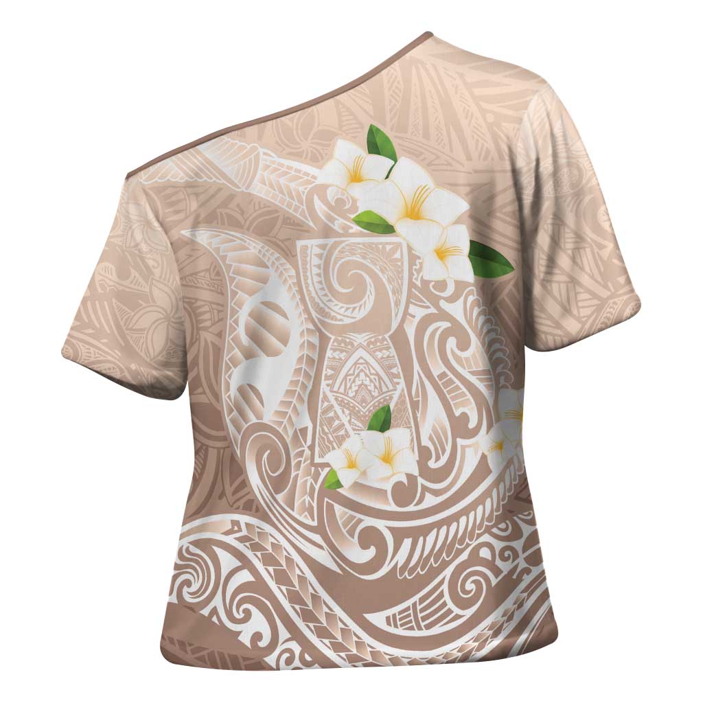 Guam Fishhook Mix Guasali Flowers Cross Shoulder Shirt Dreaming Hazel