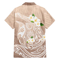Guam Fishhook Mix Guasali Flowers Family Matching Off Shoulder Short Dress and Hawaiian Shirt Dreaming Hazel LT7 - Polynesian Pride
