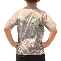 Guam Fishhook Mix Guasali Flowers Family Matching Tank Maxi Dress and Hawaiian Shirt Dreaming Hazel LT7 - Polynesian Pride