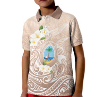 Guam Fishhook Mix Guasali Flowers Kid Polo Shirt Dreaming Hazel