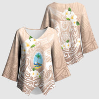 Guam Fishhook Mix Guasali Flowers Kimono Sleeve Blouse Dreaming Hazel