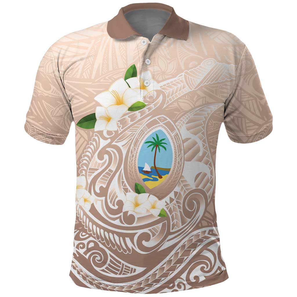 Guam Fishhook Mix Guasali Flowers Polo Shirt Dreaming Hazel