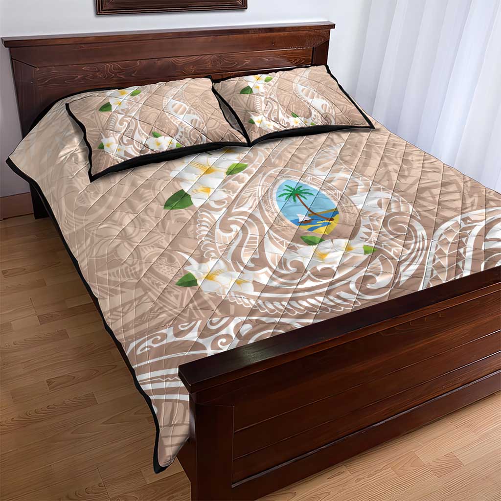 Guam Fishhook Mix Guasali Flowers Quilt Bed Set Dreaming Hazel