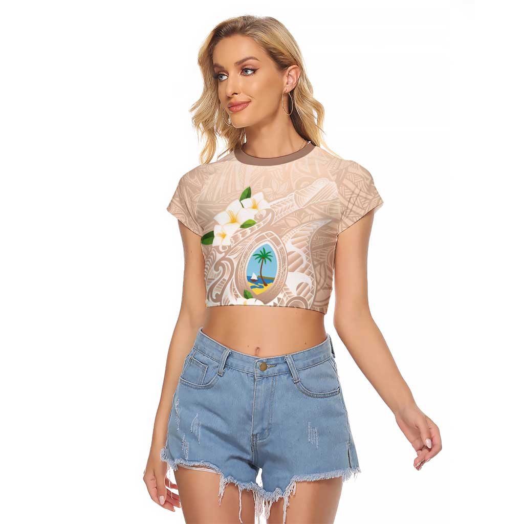 Guam Fishhook Mix Guasali Flowers Raglan Cropped T Shirt Dreaming Hazel