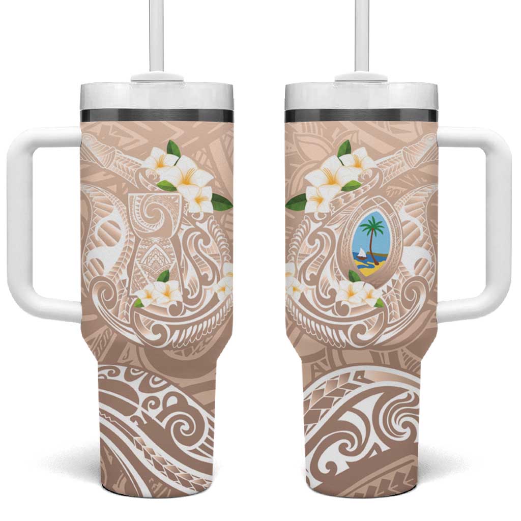 Guam Fishhook Mix Guasali Flowers Tumbler With Handle Dreaming Hazel