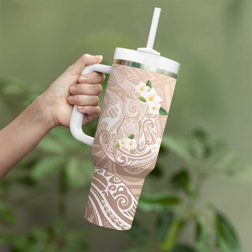 Guam Fishhook Mix Guasali Flowers Tumbler With Handle Dreaming Hazel