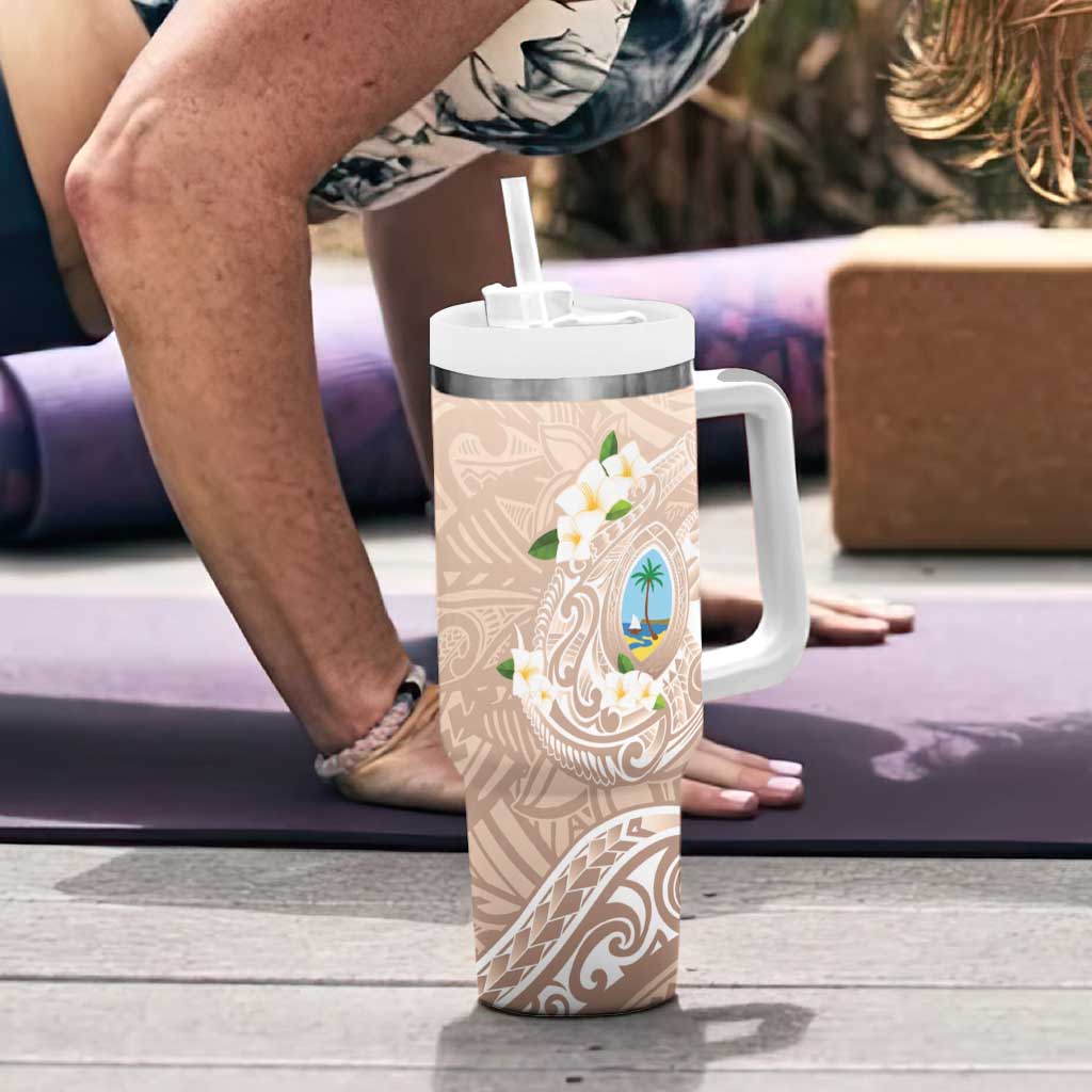 Guam Fishhook Mix Guasali Flowers Tumbler With Handle Dreaming Hazel