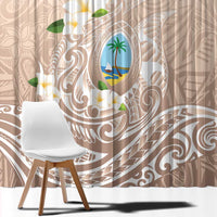 Guam Fishhook Mix Guasali Flowers Window Curtain Dreaming Hazel