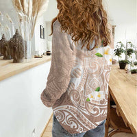 Guam Fishhook Mix Guasali Flowers Women Casual Shirt Dreaming Hazel