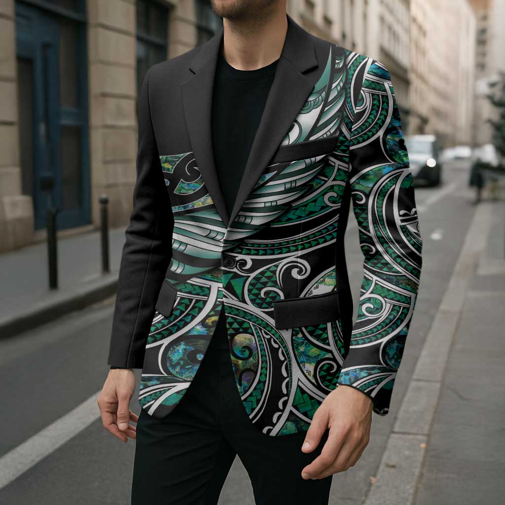 Maori Matariki - Manaia Blazer Emerald Paua Shell
