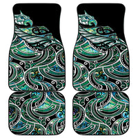 Maori Matariki - Manaia Car Mats Emerald Paua Shell