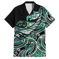 Maori Matariki - Manaia Hawaiian Shirt Emerald Paua Shell