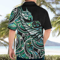 Maori Matariki - Manaia Hawaiian Shirt Emerald Paua Shell