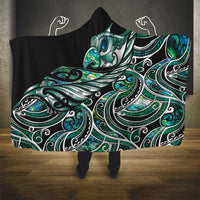 Maori Matariki - Manaia Hooded Blanket Emerald Paua Shell