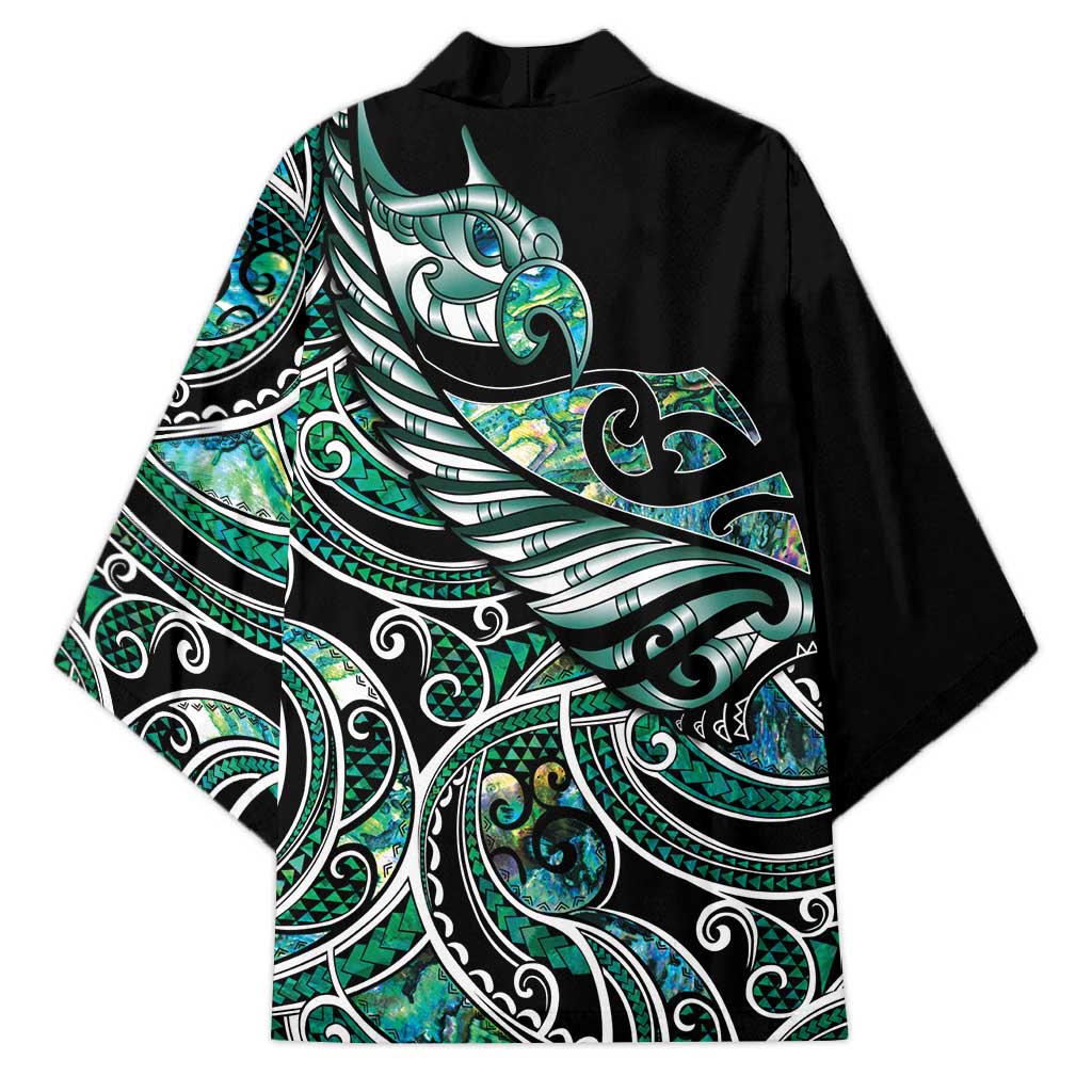 Maori Matariki - Manaia Kimono Emerald Paua Shell