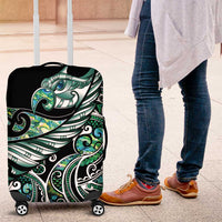 Maori Matariki - Manaia Luggage Cover Emerald Paua Shell
