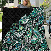 Maori Matariki - Manaia Quilt Emerald Paua Shell