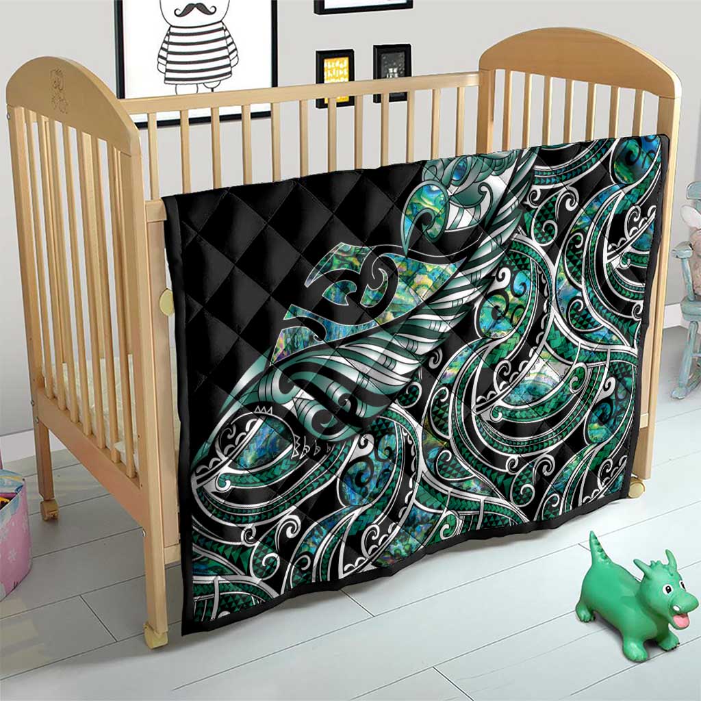Maori Matariki - Manaia Quilt Emerald Paua Shell