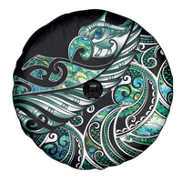 Maori Matariki - Manaia Spare Tire Cover Emerald Paua Shell