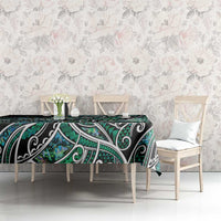 Maori Matariki - Manaia Tablecloth Emerald Paua Shell