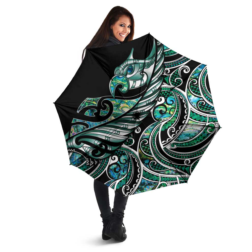 Maori Matariki - Manaia Umbrella Emerald Paua Shell