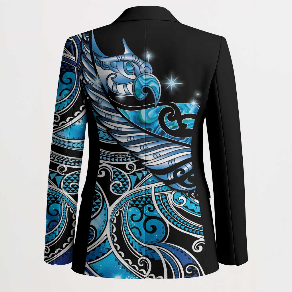 Maori Matariki - Manaia Blazer Galaxy Blue Paua Shell