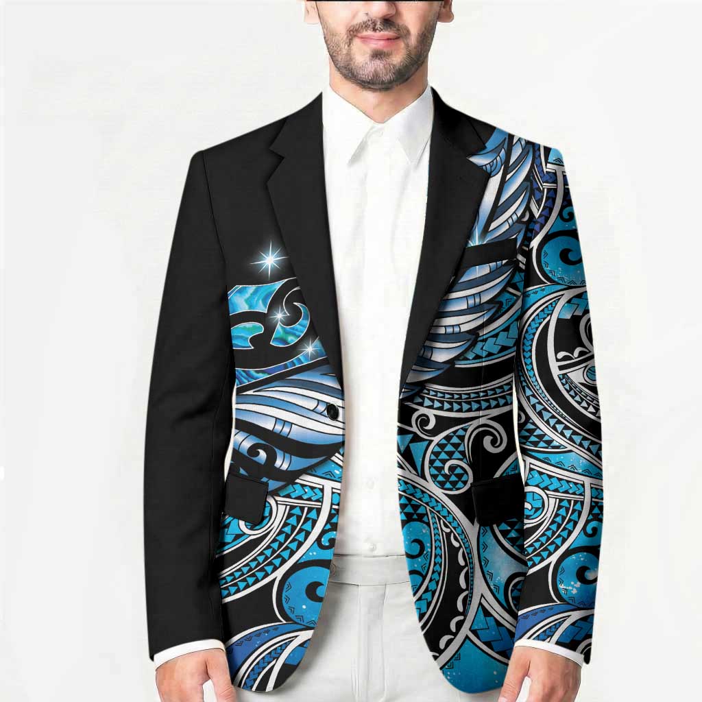 Maori Matariki - Manaia Blazer Galaxy Blue Paua Shell