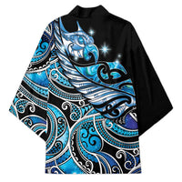 Maori Matariki - Manaia Kimono Galaxy Blue Paua Shell